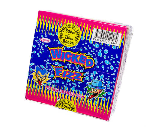 Wicked Fizz Blue Raspberry Chews - Sunshine Confectionery