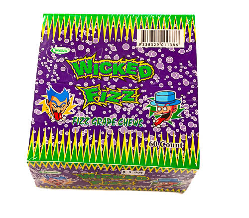 Wicked Fizz Grape Chews - Sunshine Confectionery