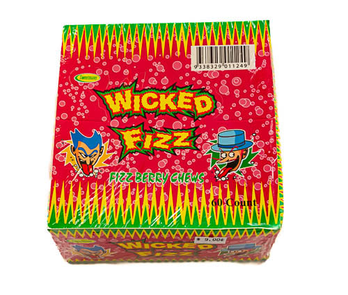 Wicked Fizz Strawberry Chews - Sunshine Confectionery