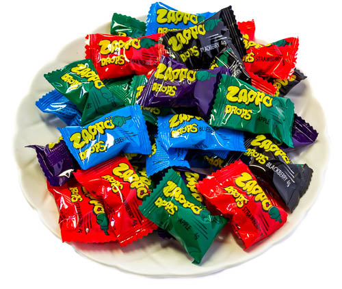 Zappo Drops 40 piece bag - Sunshine Confectionery