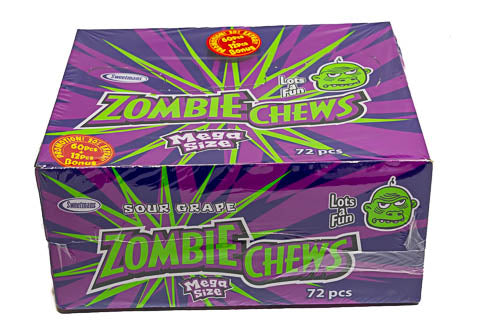 Zombie Chews Grape - box - Sunshine Confectionery