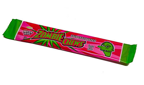 Zombie Chews Strawberry - box - Sunshine Confectionery