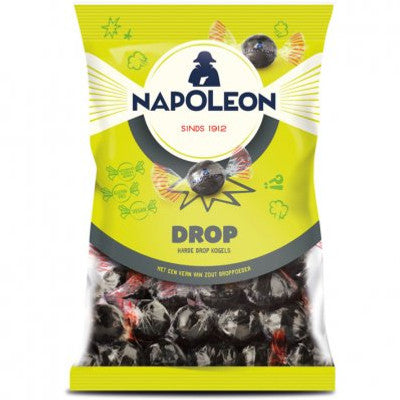 Dutch Harde Drop Kogels by Napoleon 225g - Sunshine Confectionery