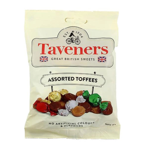Assorted Toffees 165g Taveners - Sunshine Confectionery