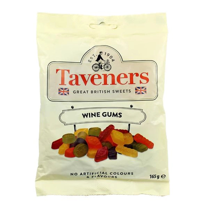 Wine Gums 165g Taveners - Sunshine Confectionery